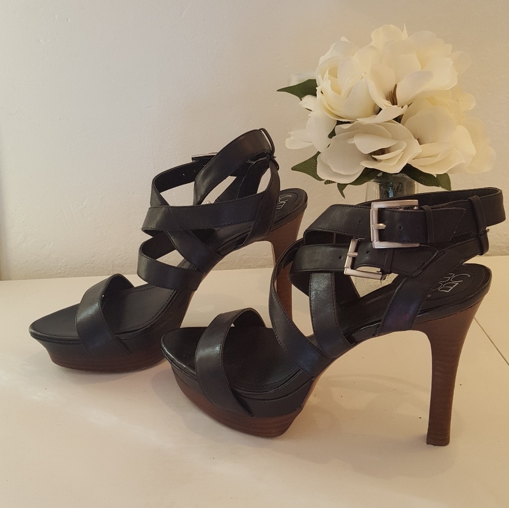 BCBG Generation Leather Stiletto Sandal